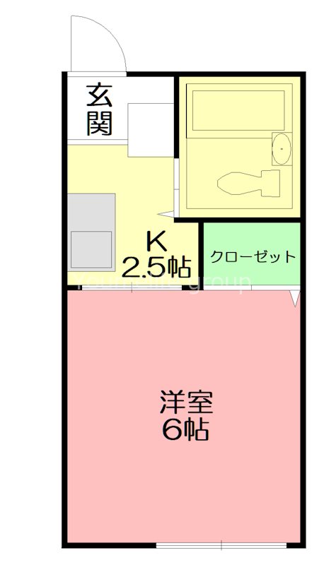 シティハイム ユウワハイムⅠ 205号室 間取り