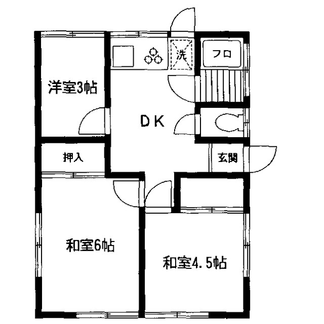 鈴木貸家 間取り