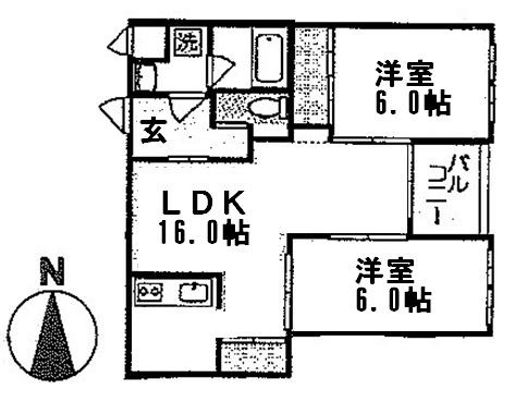 エクセレント壱番館 101号室 間取り