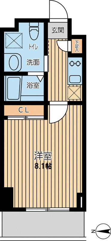 Ｓ－ＦＯＲＴ小田原栄町 502号室 間取り
