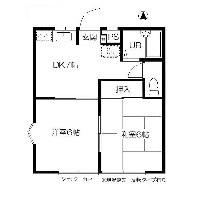 ガーデンハウス東戸塚B 103号室 間取り