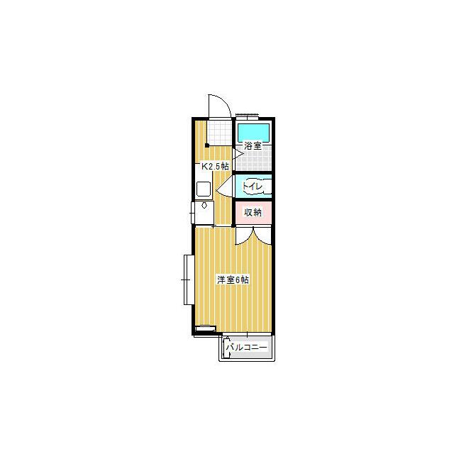 コーポ　Ｙ－ＴＷＯ 202号室 間取り