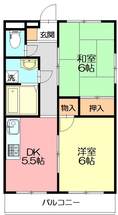 サンヒルズ東戸塚 C101号室 間取り