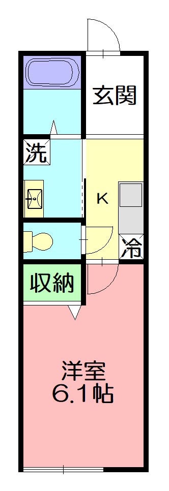 フォンス桜台 205号室 間取り