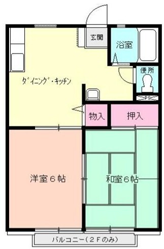 エステートマエダ 105号室 間取り