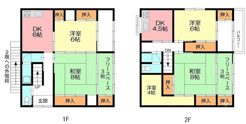 前川貸家 間取り