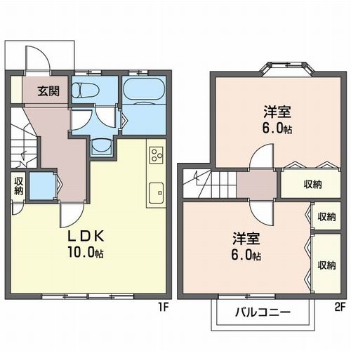ドエル湘南 C103号室 間取り