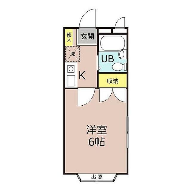 クレアール茅ヶ崎Ⅱ 103号室 間取り