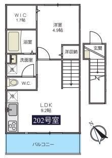 UNA BELLA ZONA S 間取り