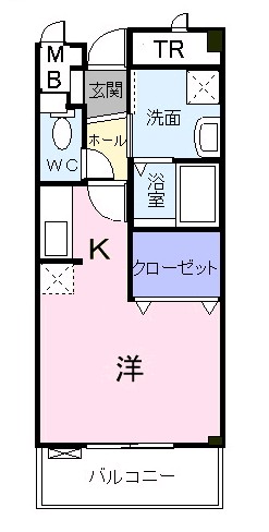 ドミトリーハウス湘南 407号室 間取り