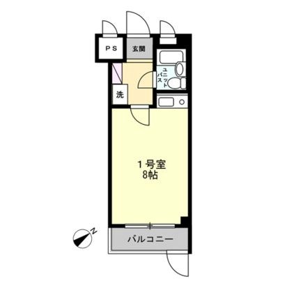 アショカニーローズ館 201号室 間取り