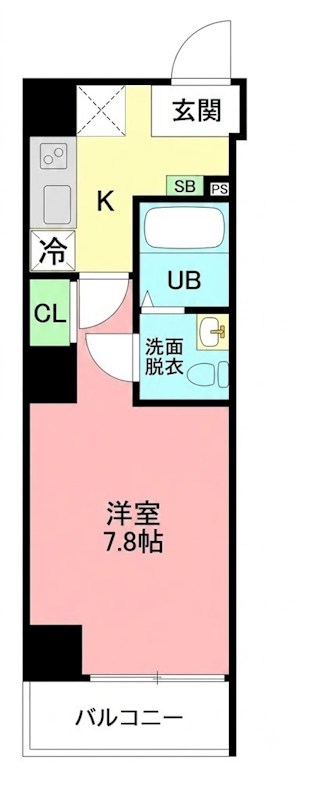 Bearpark 801号室 間取り