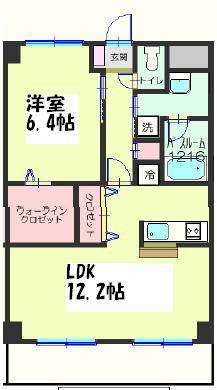 シェローナ 503号室 間取り
