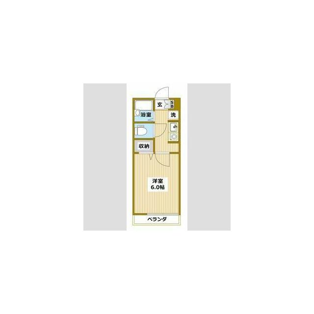 Villa510 No.6 213号室 間取り