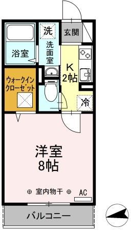 T.エテルネル 103号室 間取り