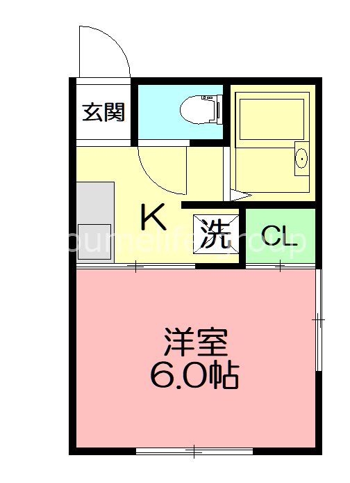 ハイムローラス 203号室 間取り