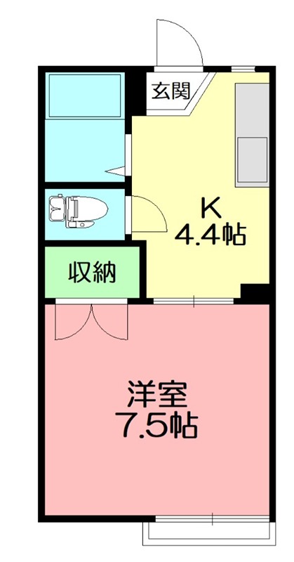 ハイツアゼリア 203号室 間取り