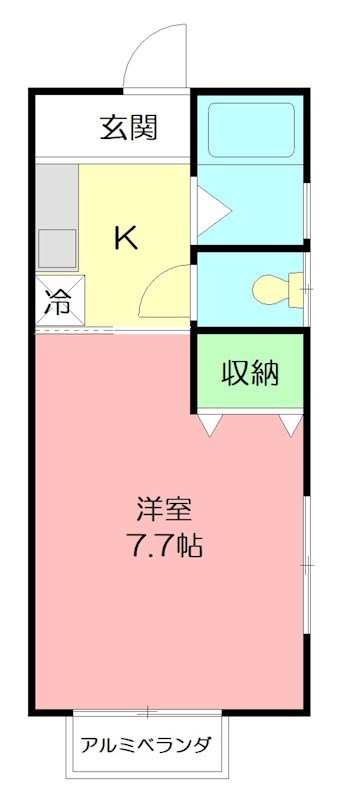 らぼ 202号室 間取り