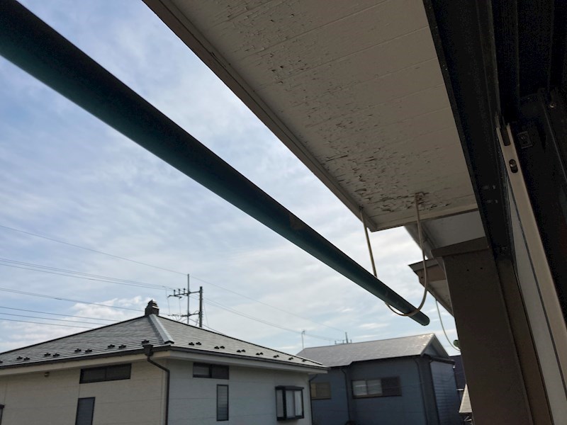 青木アパート  ベランダ
