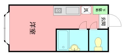 パンシオン善行Ｎｏ．２ 間取り