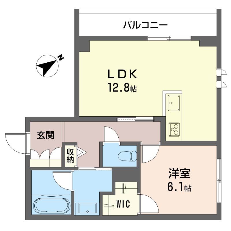 ＦＤＩ　Ｃａｓａ片瀬江ノ島Ⅰ 間取り