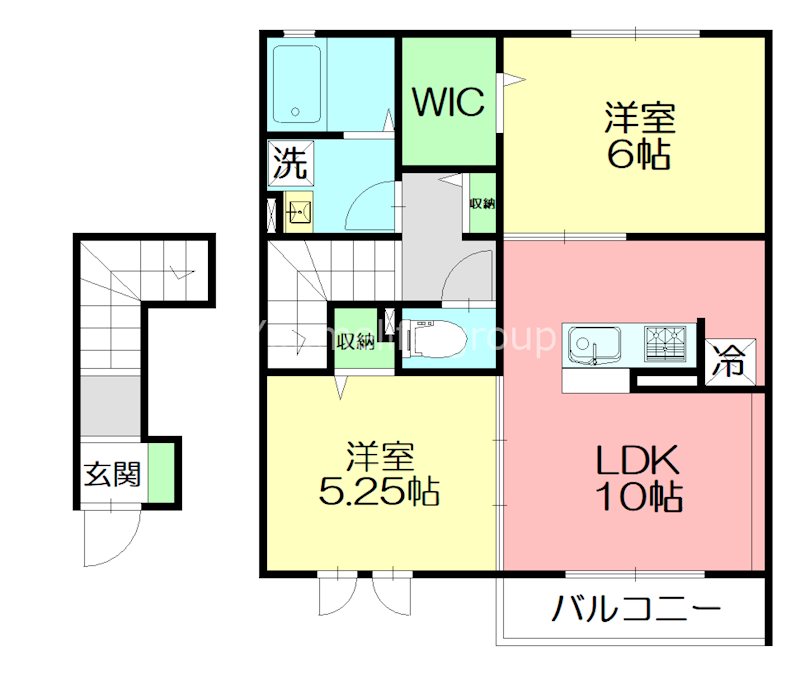 蒼の杜　風 間取り