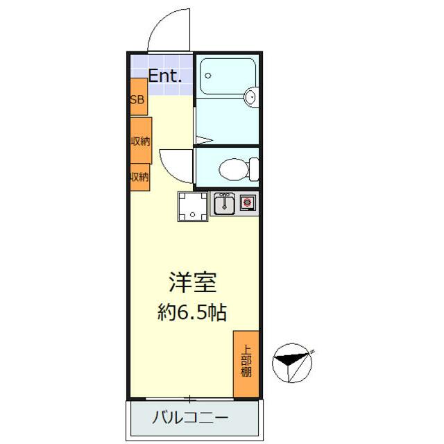 リリカル戸塚 203号室 間取り