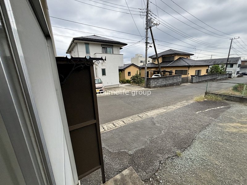 白石ハイツ ベランダ