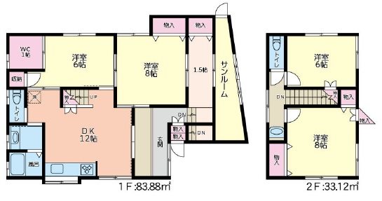 ホワイトピュア西 間取り