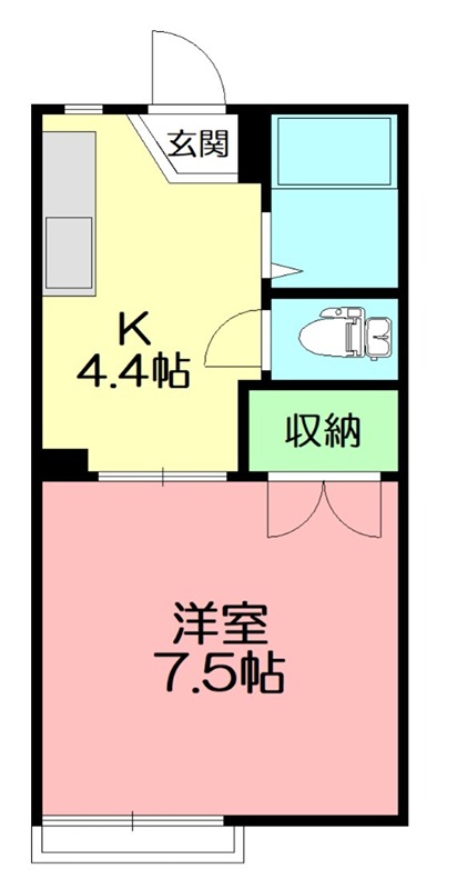ハイツアゼリア 202号室 間取り