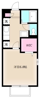 ツインステージA棟 105号室 間取り