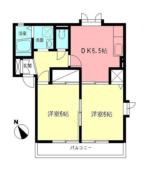 メゾンルミエールⅡ 202号室 間取り