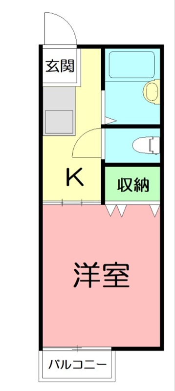コーポPB 7-202号室 間取り
