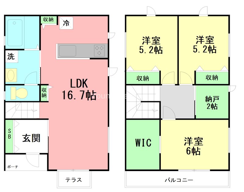 ソレイユ2号棟 間取り