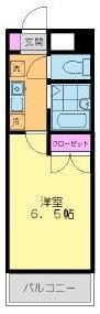 ハイツ井上Ⅱ 209号室 間取り