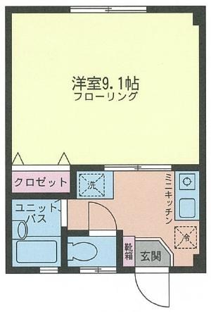 リベルタ 204号室 間取り