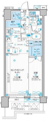 パレステージ藤沢Ⅱ 505号室 間取り