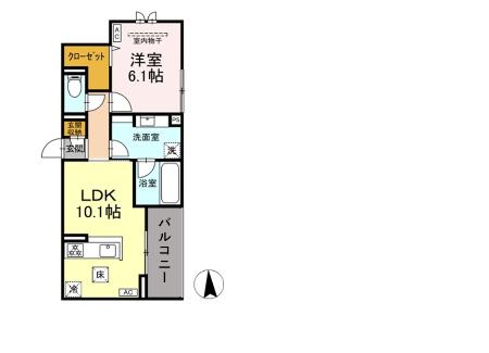 エリシア泉町 間取り