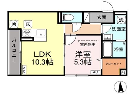 エリシア泉町 間取り