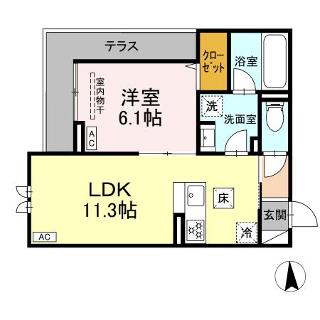 エリシア泉町 間取り
