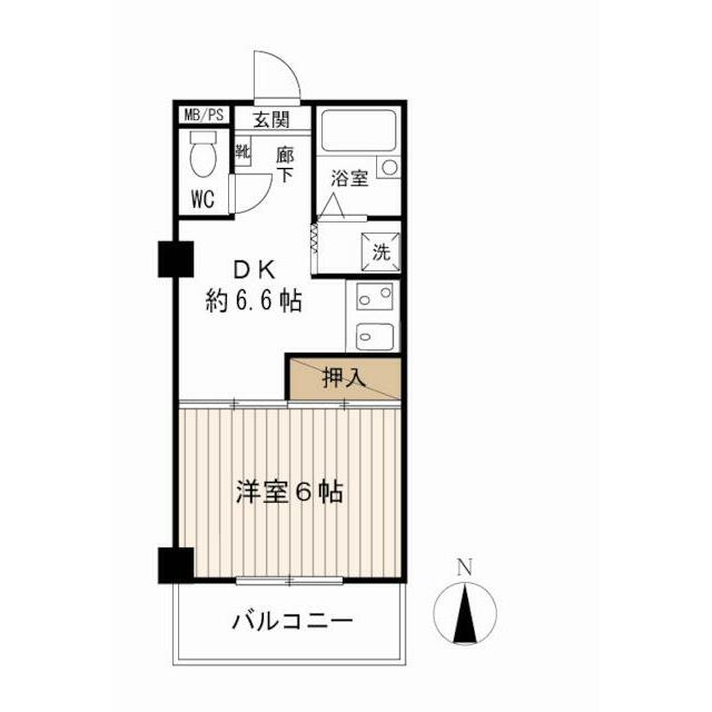 ＵＳＫシャンブル 410号室 間取り