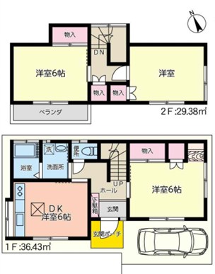 舞岡町3638-7貸家 間取り