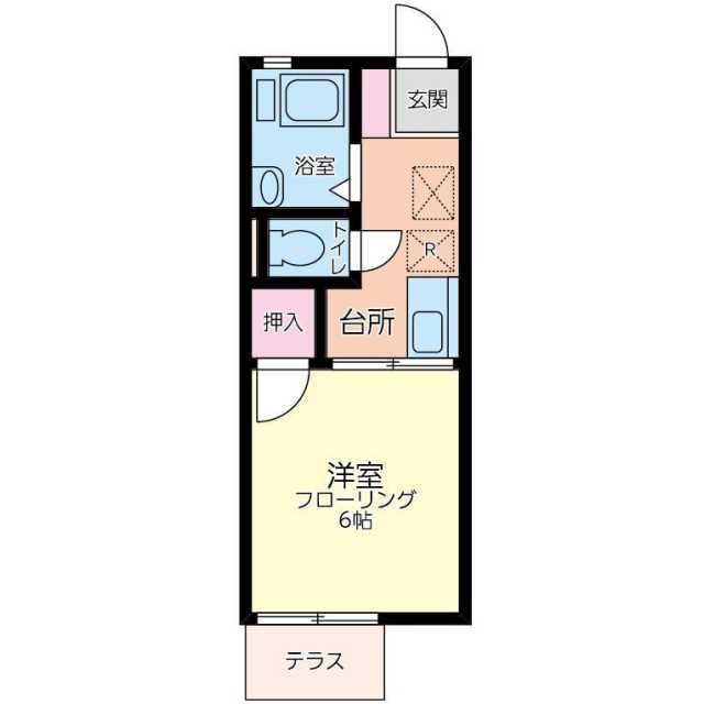 アーバンライフ 103号室 間取り