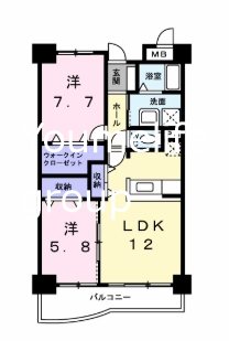 アンソレイエ アオキ 306号室 間取り