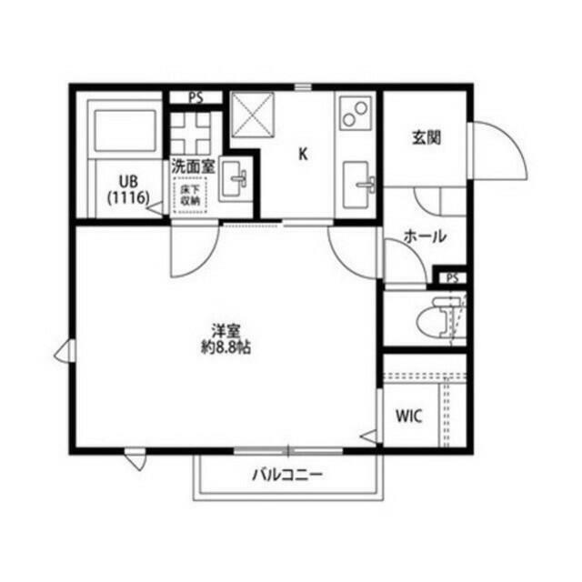 Le Chantehome Chigasaki 103号室 間取り