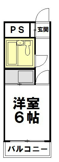 ケントコート藤沢善行 101号室 間取り