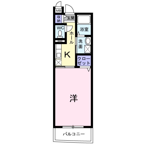 アイビーガーデン鵠沼 106号室 間取り
