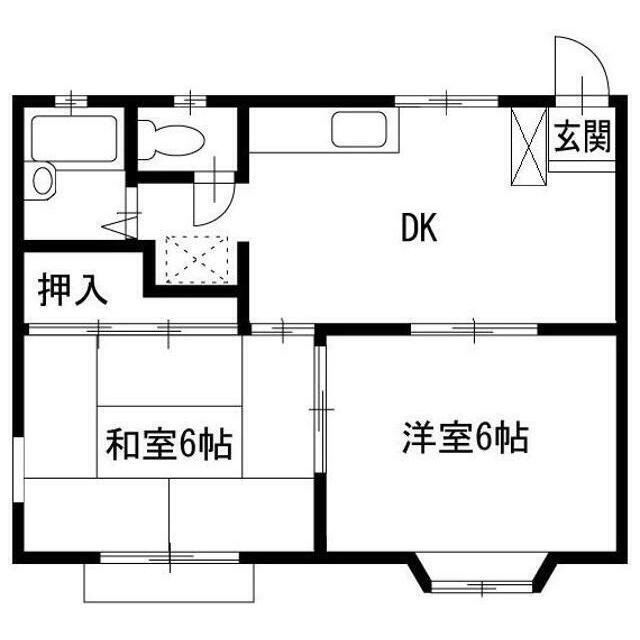 メゾン・ド・ダイモンA 101号室 間取り