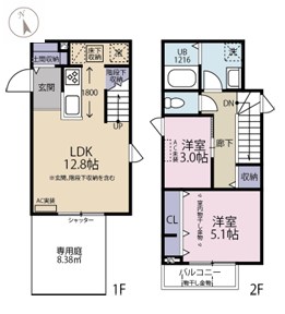 Lepoa Koti C号室 間取り