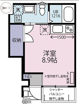 Lepoa Talo 101号室 間取り